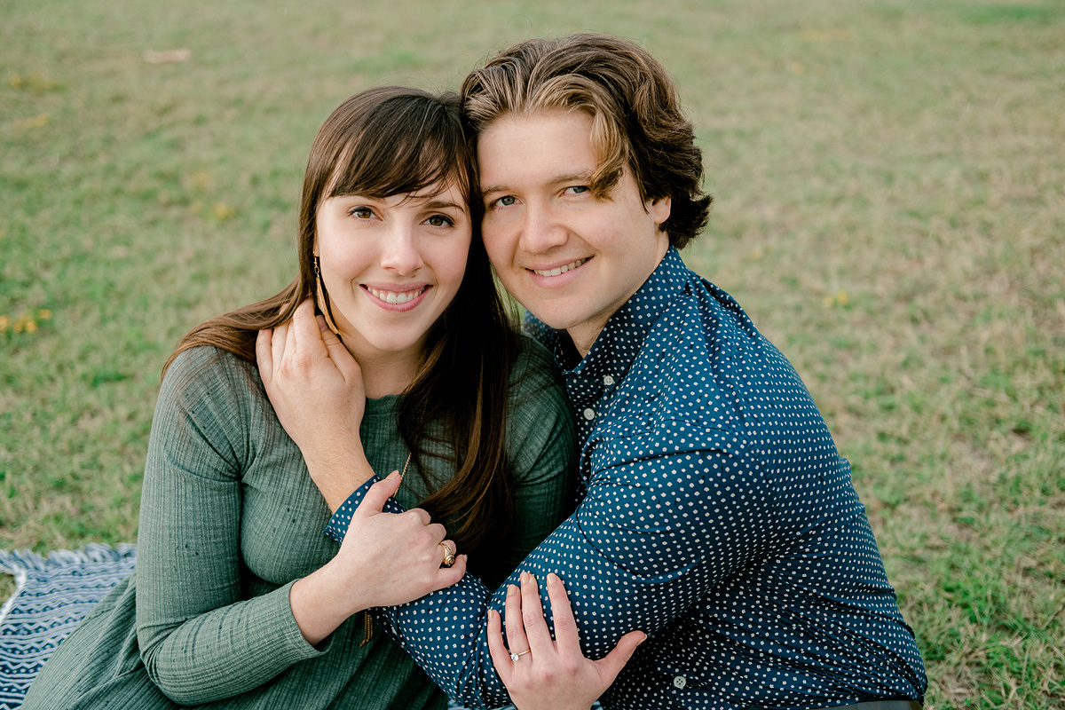 Engagement session at Lake Bryan in College Station, Texas