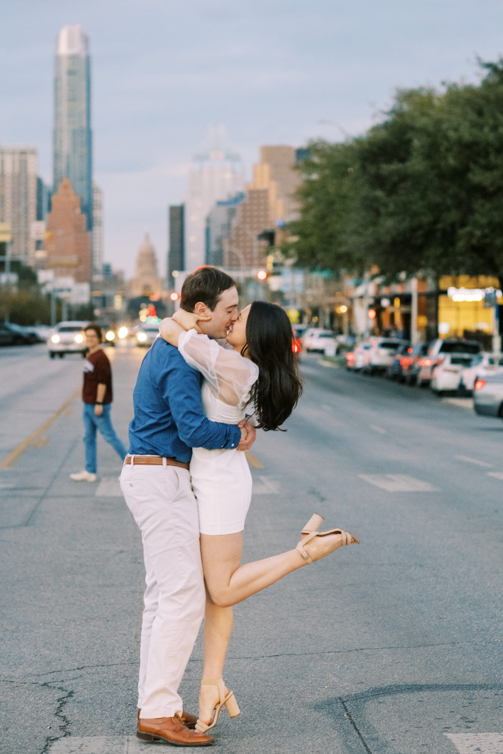 Engagement Session on South Congress in Austin, Texas.